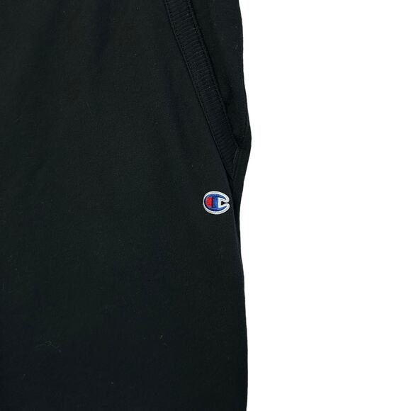 Champion Powerblend Fleece Joggers Pants Women's Sz M Black Drawstring Waist - Picture 4 of 7